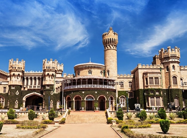 Bangalore palace India modelled after Windsor castle