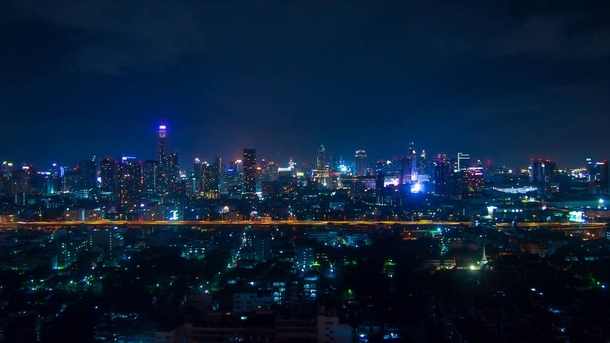 Bangkok by night - Edmond Boulet-Gilly 