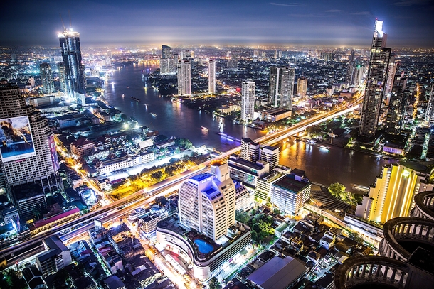 Bangkok skyline shot from the location where they filmed The Hangover movie Photo credit to Braden Jarvis