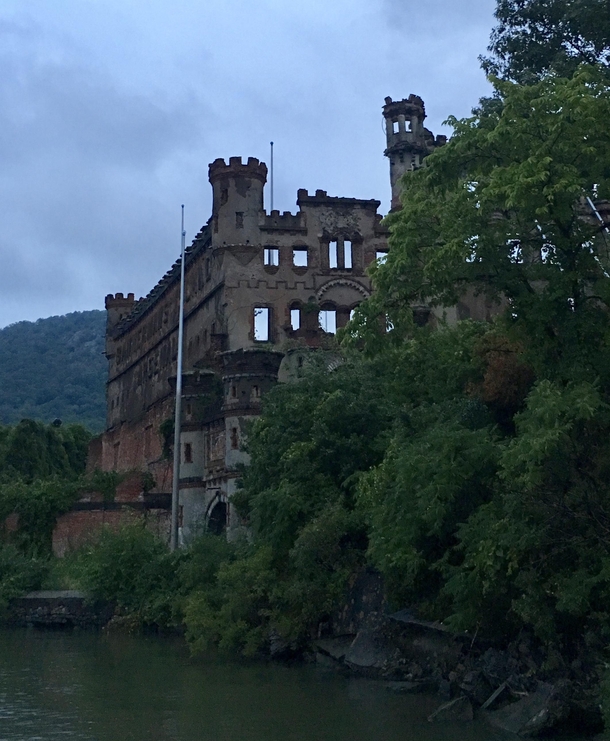Bannerman Castle on Pollepel Island in the Hudson River New York