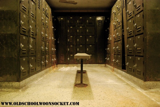 Basement Locker Room - Abandoned Rhode Island School 
