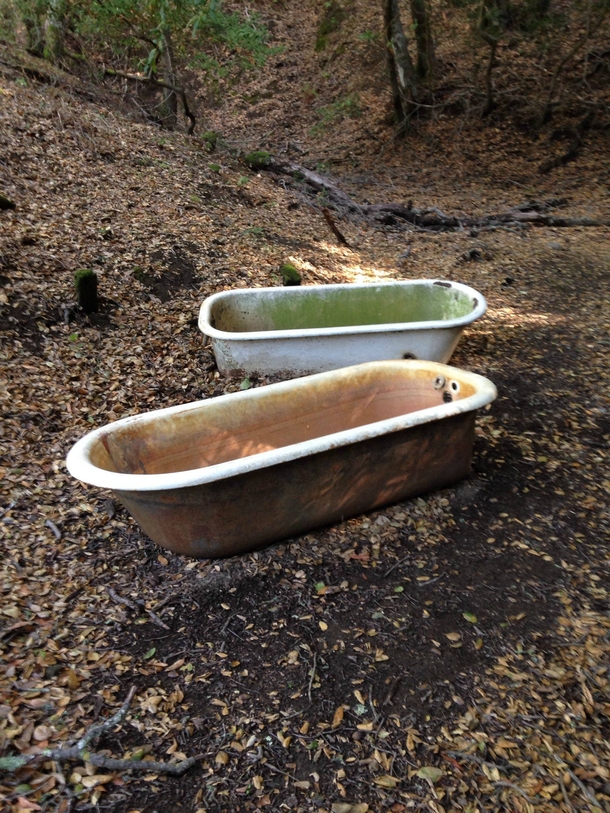Bathtubs I Found While Hiking ex-post rmildlyinteresting  - More Pics in Comments