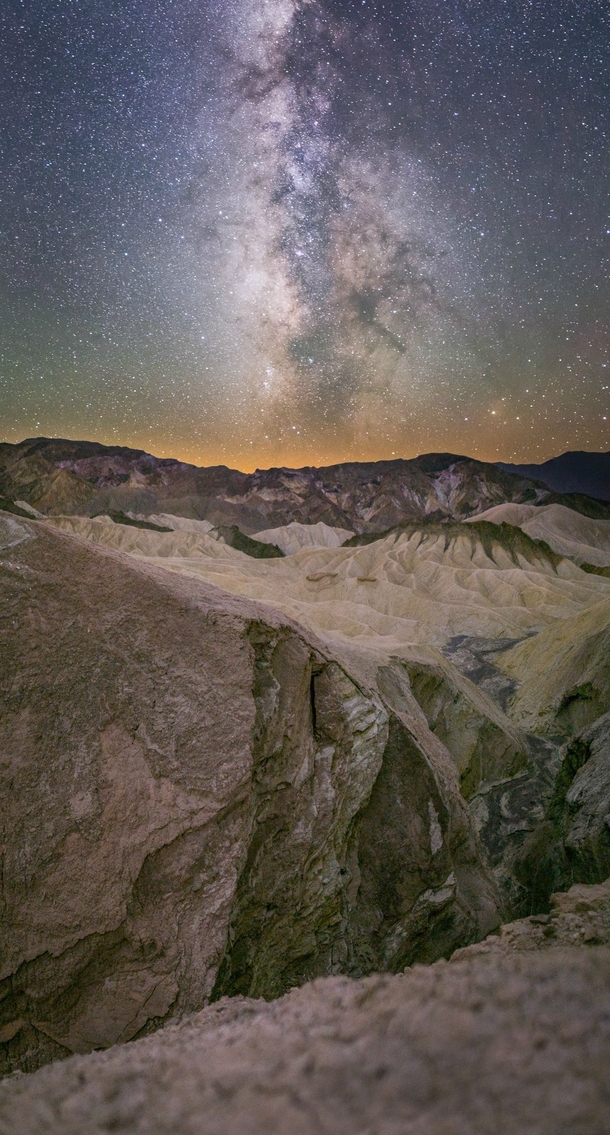 Battled the stifling heat of the day while searching for my first Milky Way composition within Death Valley Pointed my compass marked my spot and returned that night This is what I saw 