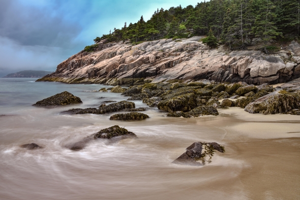 Beach at Acadia National Park ME One of my first set of long exposures 