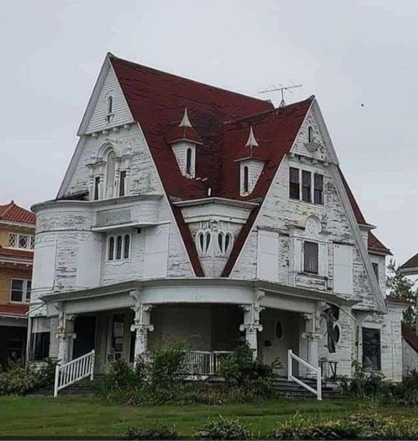 Beautiful abandoned house Iowa United States