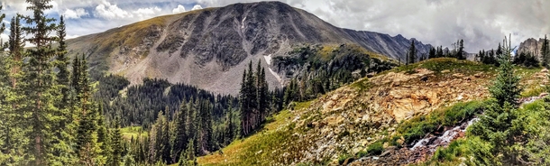 Beautiful alpine scene in the Colorado Rockies - Indian Peaks Wilderness 