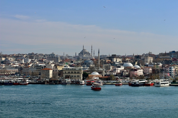 Beautiful bosporus strait Istanbul 