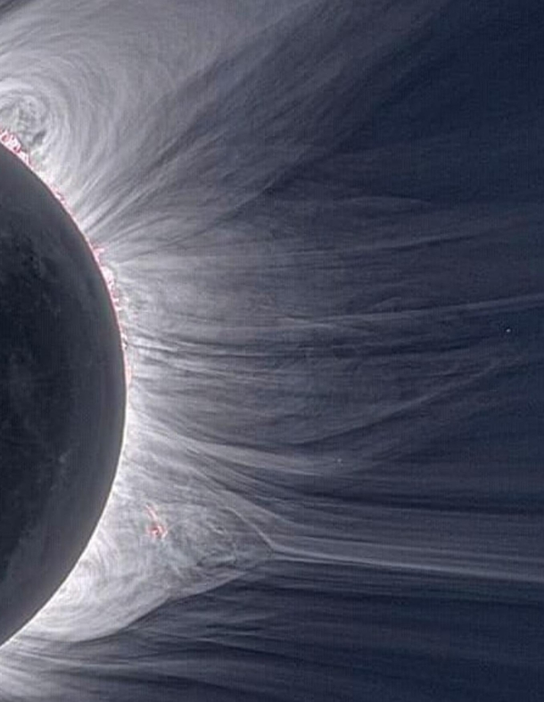 Beautiful image of the Suns corona during a solar eclipse