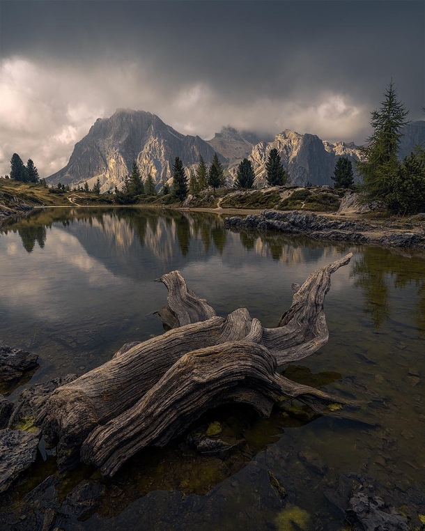 Beautiful Lake in the Heart of the Dolomites Italy  IG holysht