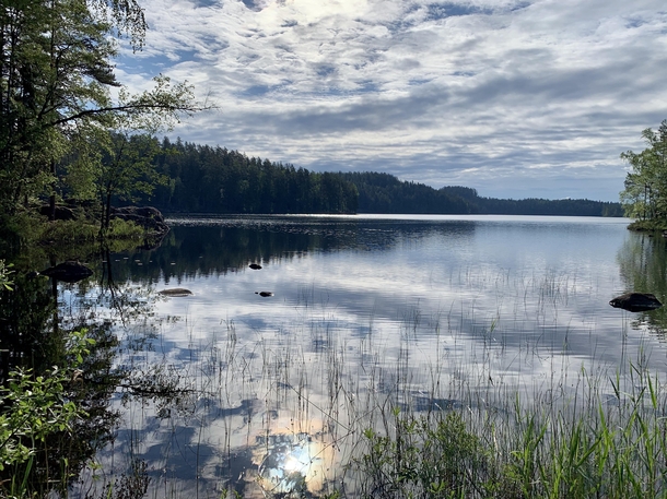 Beautiful morning in Repovesi Finland 