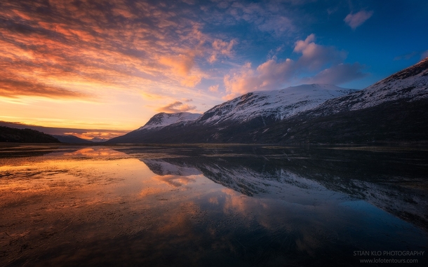 Beautiful reflections in Northern Norway by Stian Klo 