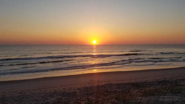 Beautiful Sunrise over the Atlantic - Melbourne Beach Florida 