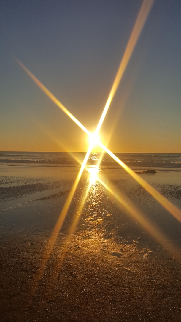 Beautiful Sunset at Mission Beach San Diego 