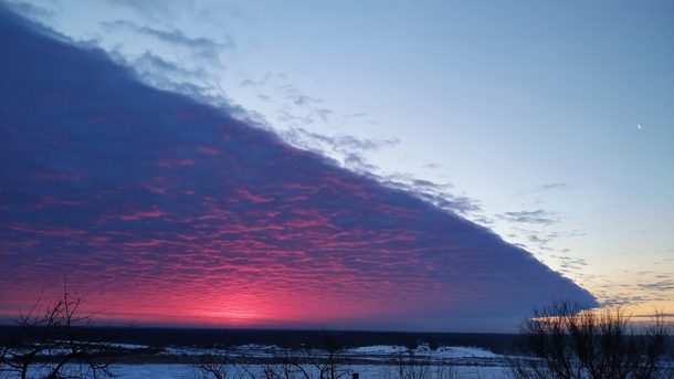Beautiful Sunset in Kotelnich Russia 
