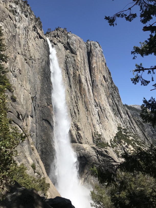 Beautiful Upper Yosemite Falls Yosemite National Park CA 