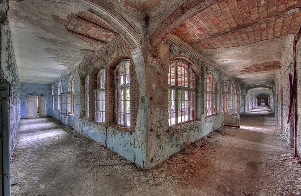 Beelitz Heilsttten abandoned hospitalsanatorium in Beelitz Germany 