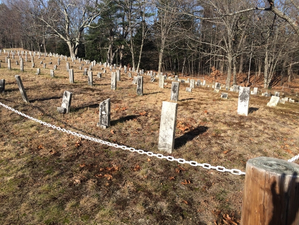 Been lurking awhile loving all your shares Heres a prison graveyard that haunted me every time I rode the rail trail Goffstown NH