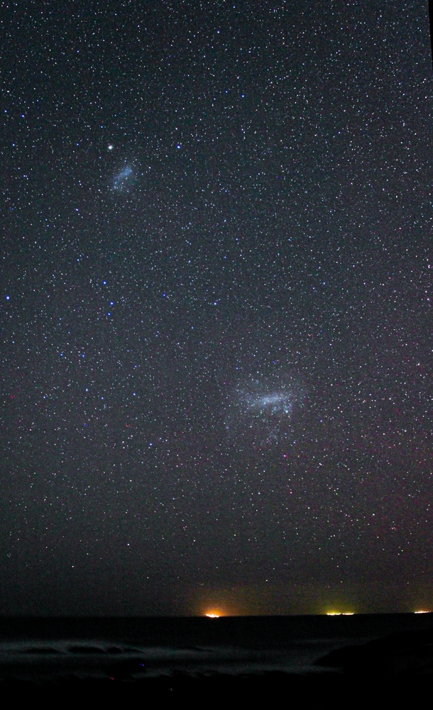 Big and Small Magellanic Clouds with a -mm from southern hemisphere