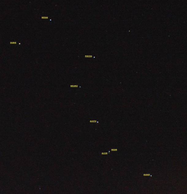 Big Dipper from my backyard this morning