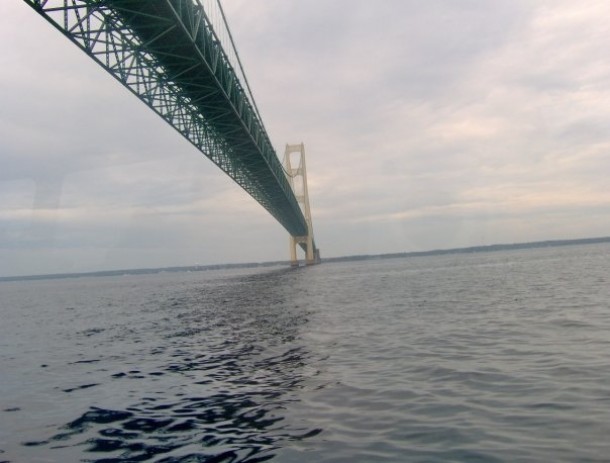 Big Mac Bridge Straits of Mackinac Michigan 