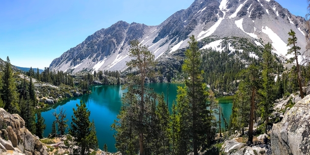 Big Pine Lake California - July th  - The  mile hike is worth the reward of this glacier lake 