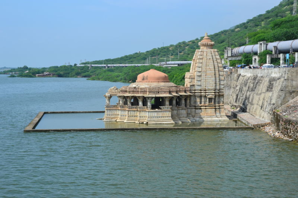 Bisaldeo temple in Indias Rajasthan dates back to th century with pancharatha projection In s a dam was constructed and now the temple courtyard gets partly submerged by the waters of the reservoir Not only that a water treatment plant was constructed nex