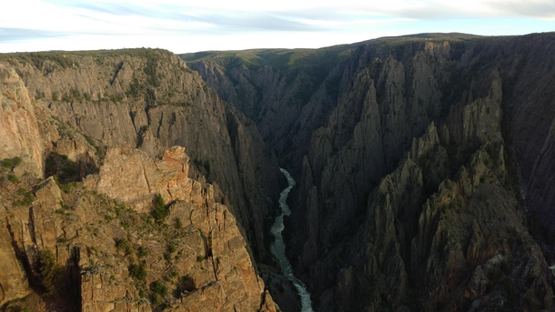 Black Canyon of the Gunnison National Park Colorado - From the Less Explored North Rim 