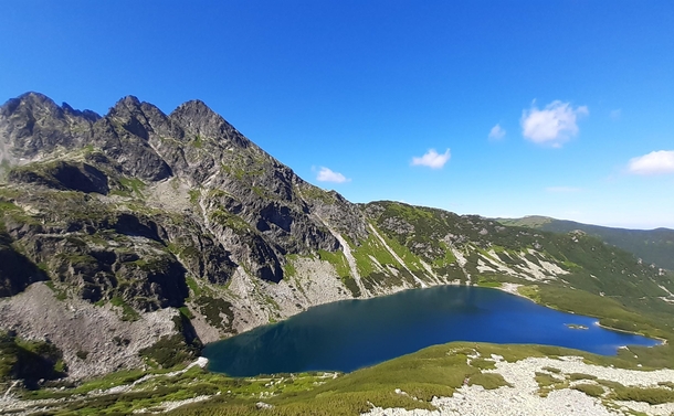 Black Lake in Gsienicowa Valley High Tatras Poland  x