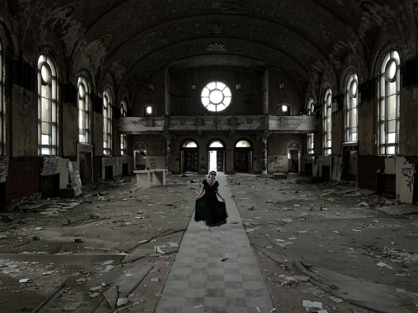black metal shoot in an abandoned church cleveland oh
