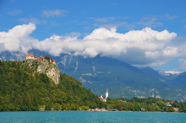Bled Slovenia from afar Stunning 