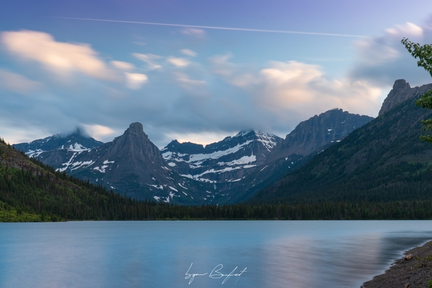 Blissful Cosley Lake Glacier National Park USA 