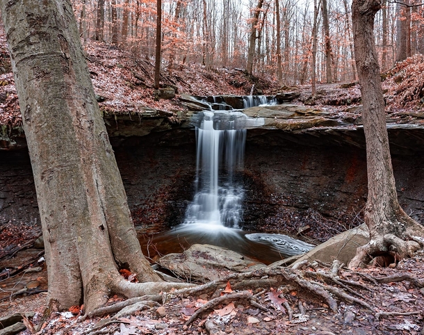 Blue Hen Falls in Cuyahoga Valley National Park Ohio 