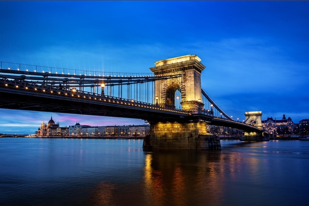 Blue Hour in Budapest 