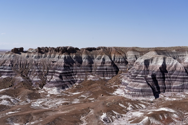 Blue Mesa at Petrified Forest National Park 