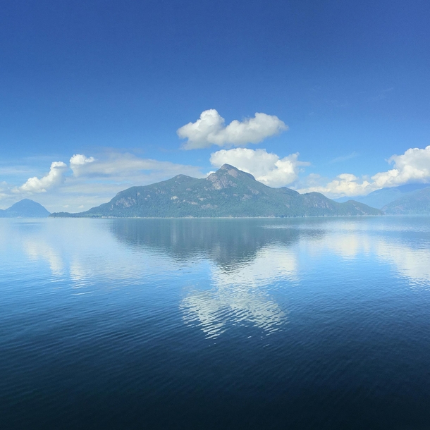 Blue reflections at Howe Sound BC 