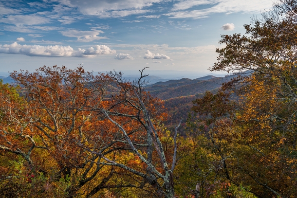 Blue Ridge Mountains in North Carolina 