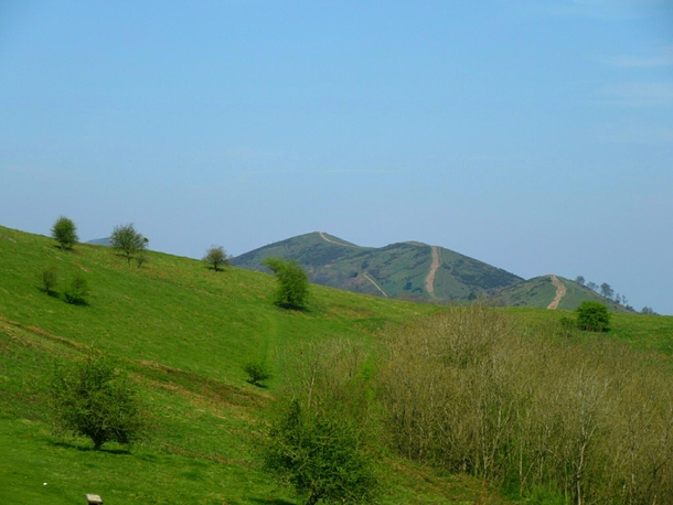 Blue Sky Green Grass Clean Air - Malvern Hills United Kingdom 