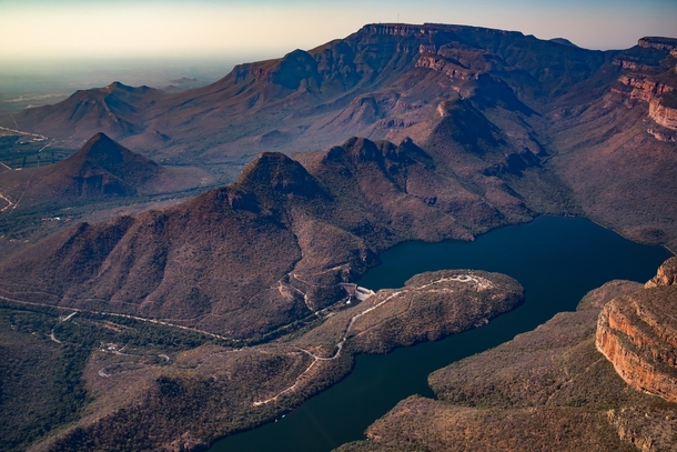 Blyderivierpoort Dam on the edge of the Great Escarpment Mpumalanga South Africa