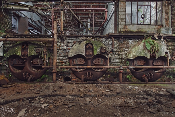 Boilers in an abandoned factory  by Julicious Photography