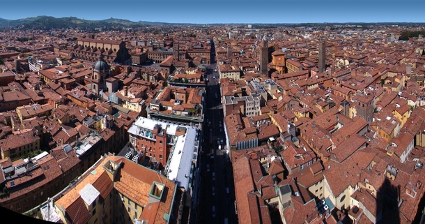 Bologna Italy Pano from the main tower m 