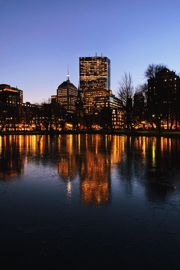 Boston in reflection