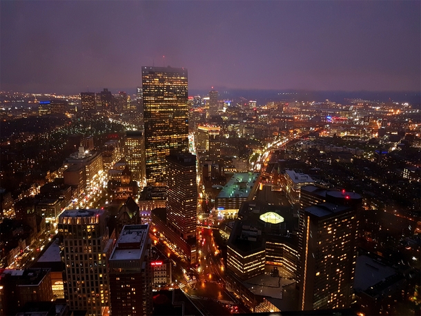 Boston MA from the Skywalk Observatory 