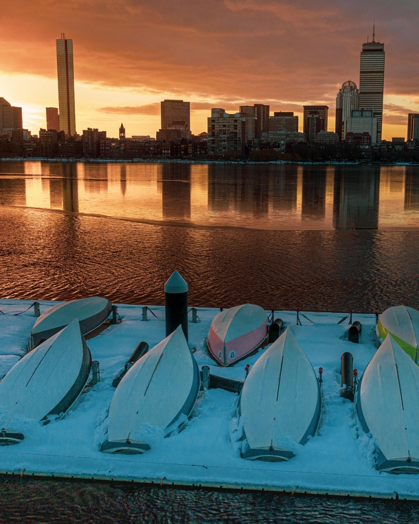 Boston MA sunrise