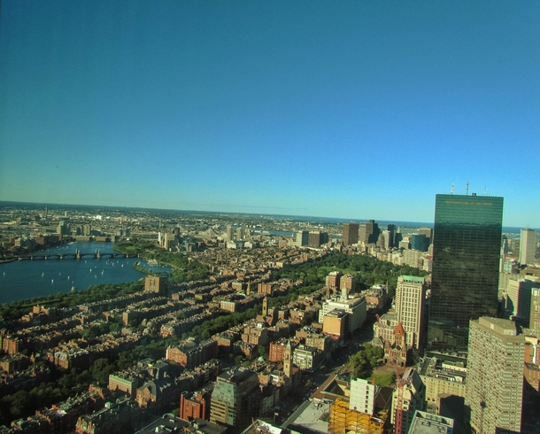 Bostons Back Bay from the Prudential Center Skywalk x OC