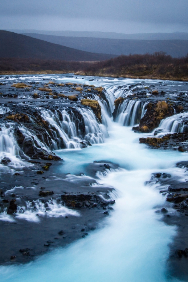 Brarfoss Waterfall in Iceland a muddy trek to reach but worth it 