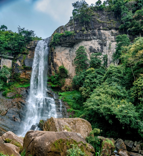 Breathtaking Nature Ramboda falls Sri Lanka 