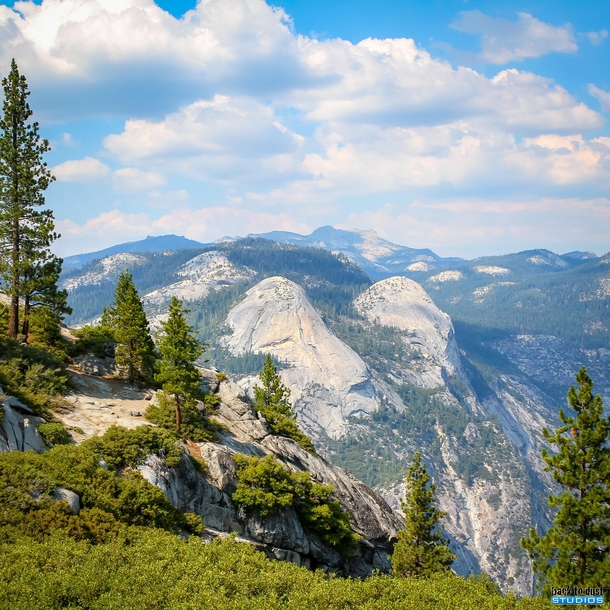 Breathtaking view from Yosemite National Park California 
