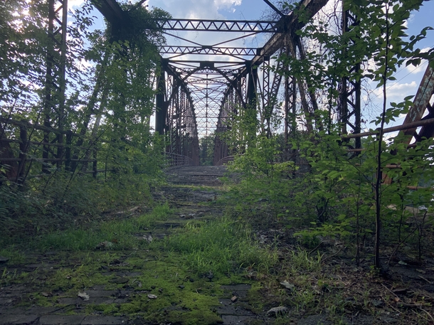 Bridge abandoned since  Massachusetts