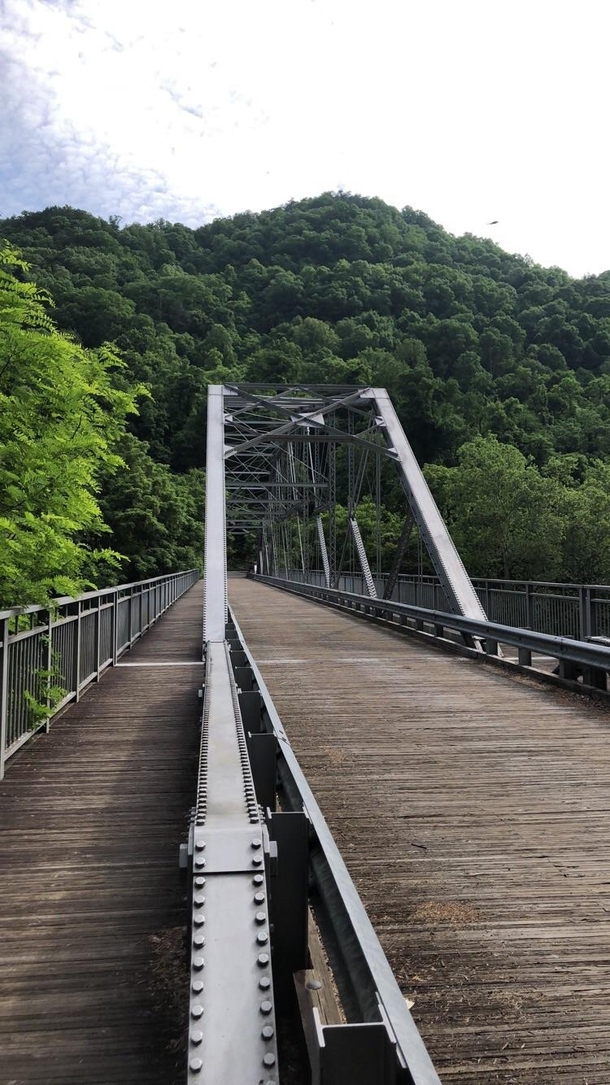 Bridge at the bottom of the New River Gorge- W Va USA