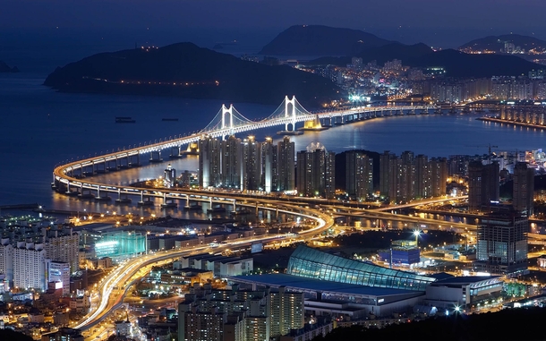 Bridge in Busan South Korea